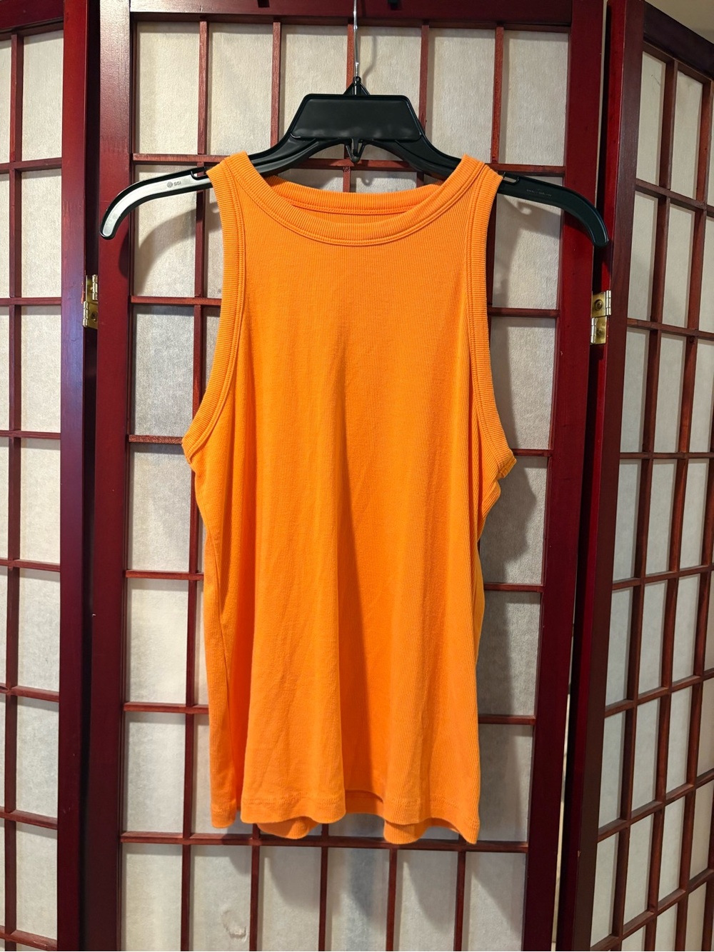 Rachel Zoe Bright Orange Sleeveless Tank